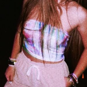 tye dye tube top